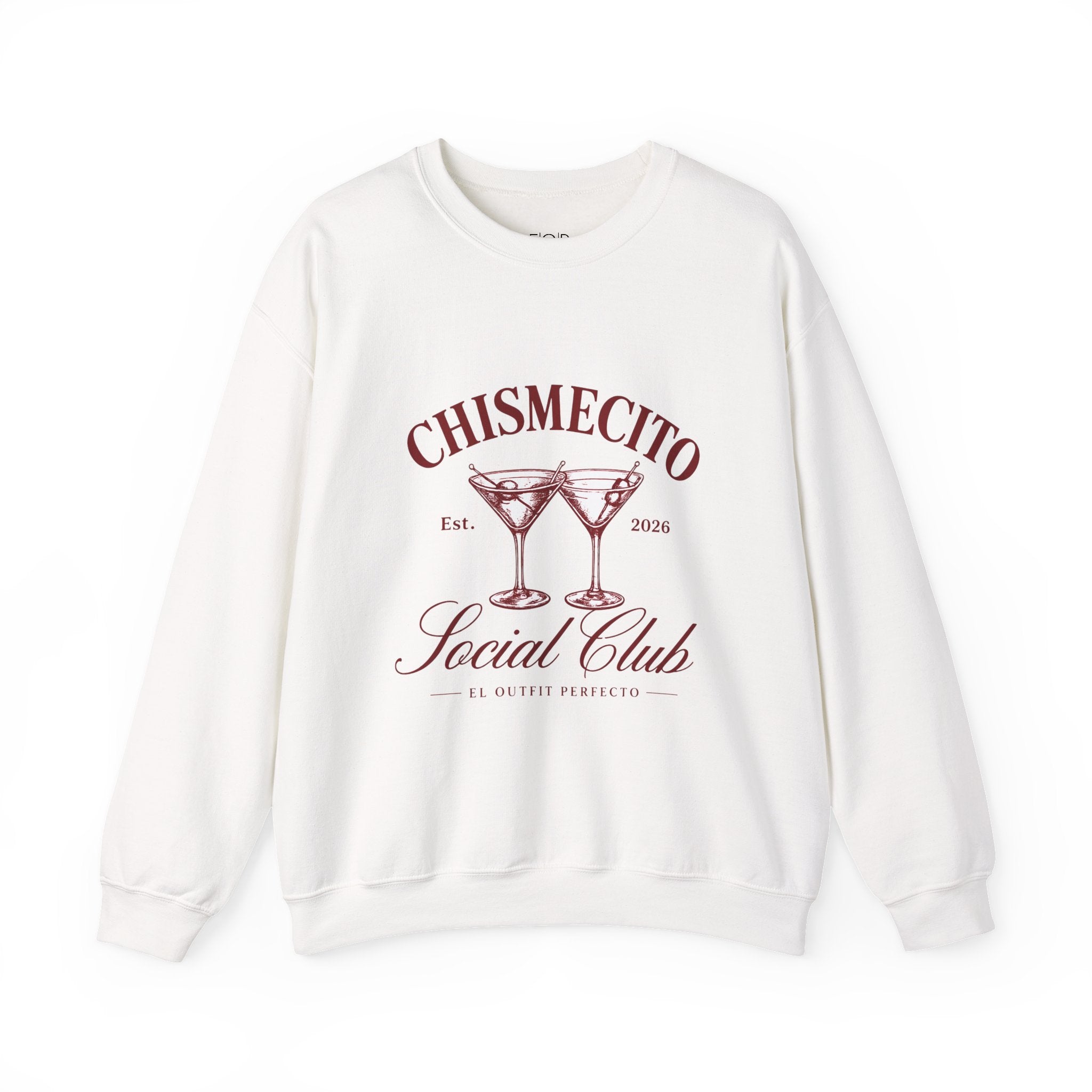 ° Chismecito Social Club sweatshirt | Martini Glasses, Retro Script Design