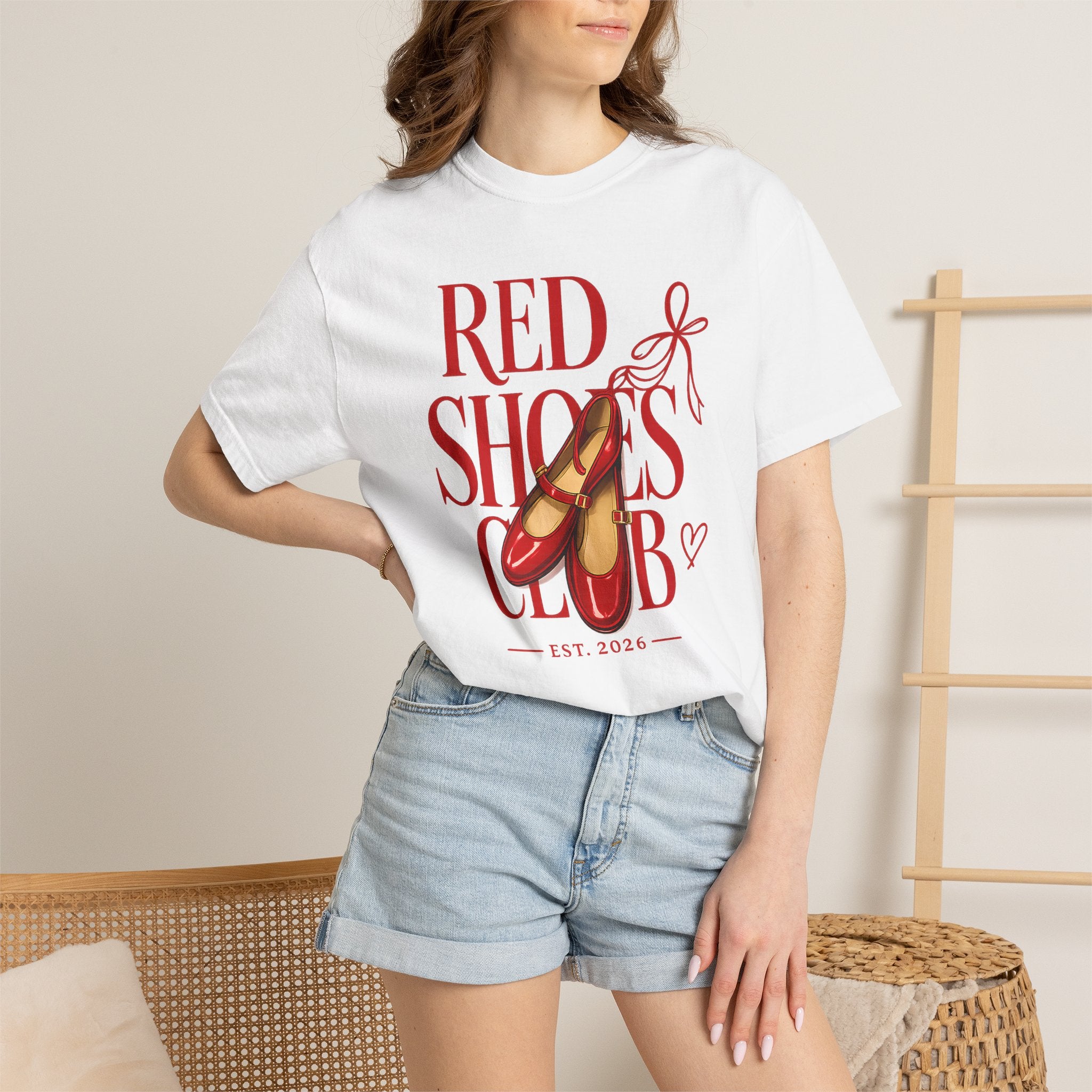 Red Shoes Club T-Shirt — Vintage-Inspired Graphic Tee (Est. 2026)
