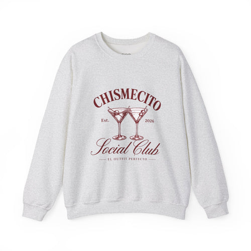 ° Chismecito Social Club sweatshirt | Martini Glasses, Retro Script Design