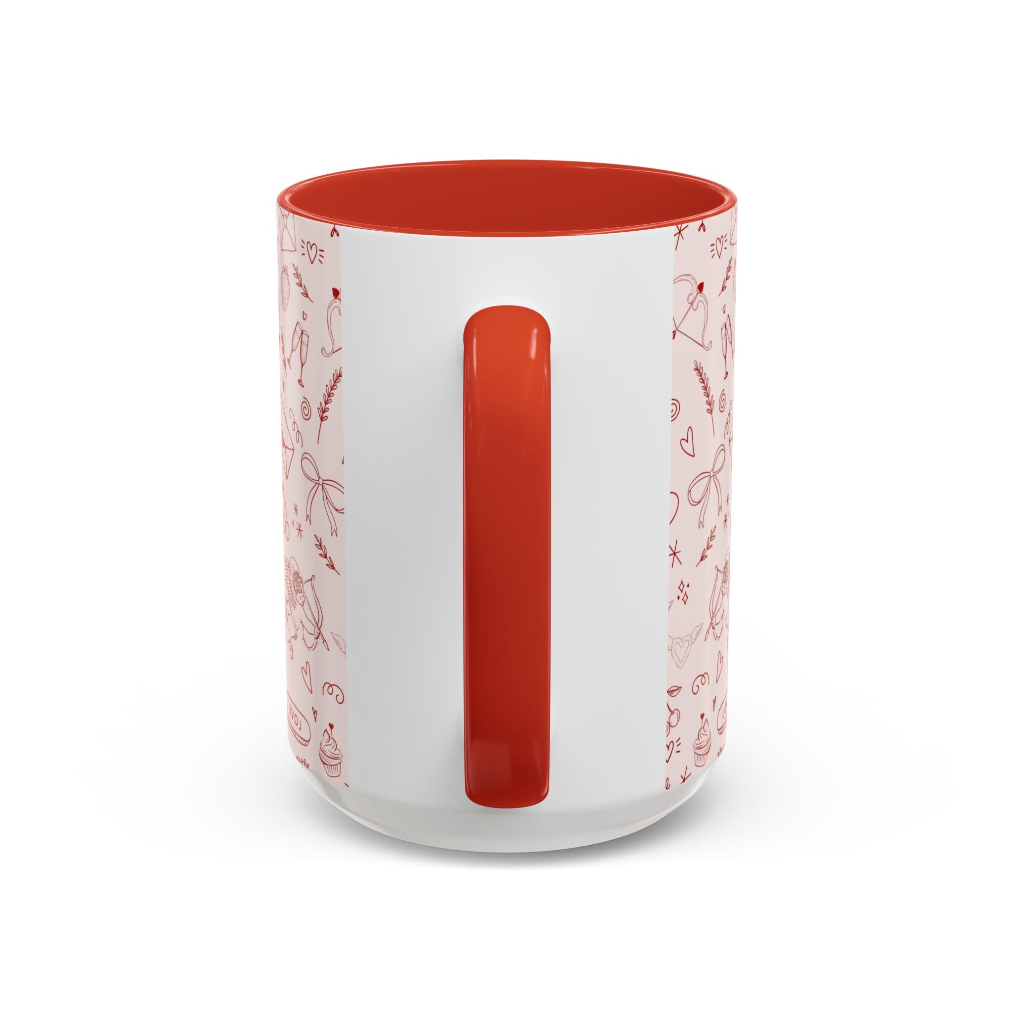 Copy of El Chisme Es Mi Terapia Accent Coffee Mug 15 oz — Spanish Gossip Quote, Pink Stripe
